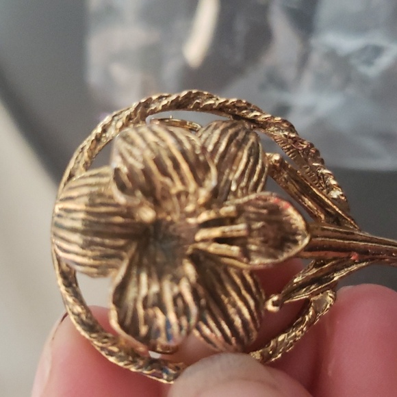 Floral Brooch. Vintage - Picture 3 of 4